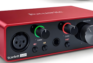 ​Focusrite Scarlett Solo声卡：初学者的专业音频之选