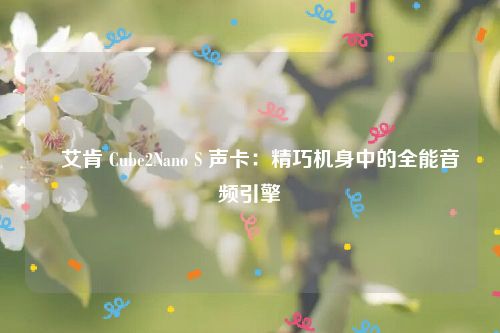 ​艾肯 Cube2Nano S 声卡：精巧机身中的全能音频引擎
