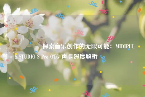 🎙️ 探索音乐创作的无限可能：MIDIPLUS STUDIO S Pro OTG 声卡深度解析🎙️ 
